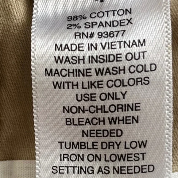 A.N.A. Khaki Tan Cotton Bermuda Shorts Size 4 NWT - Picture 7 of 8